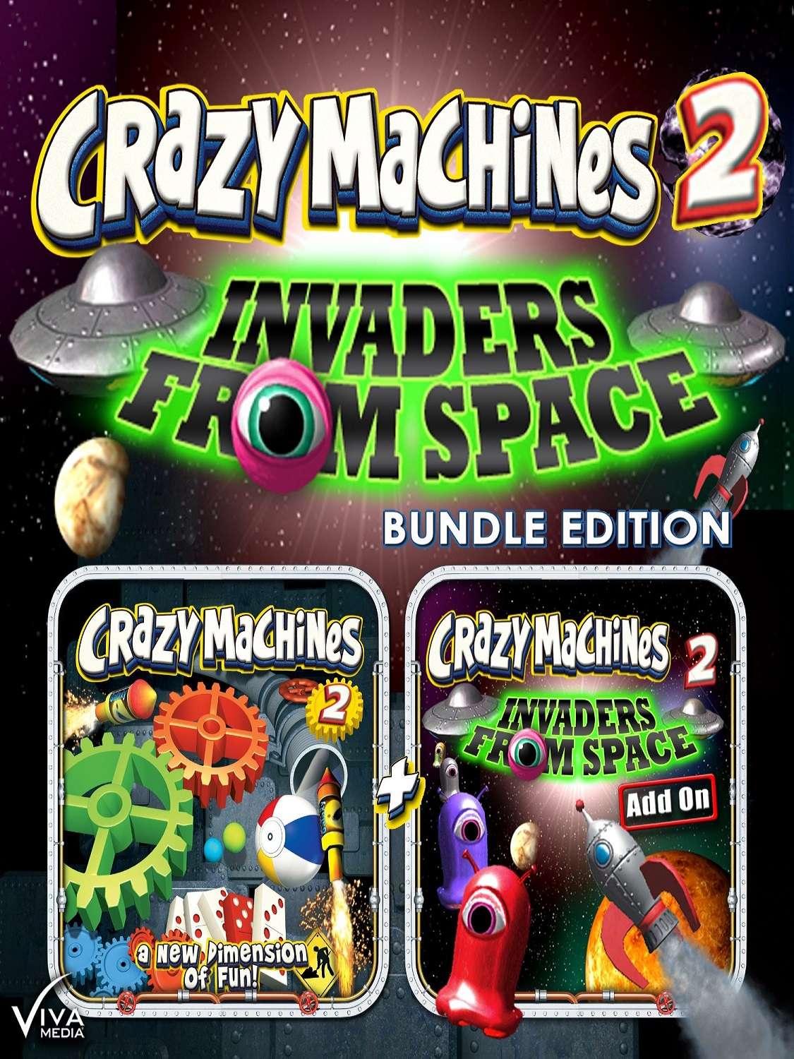 Crazy Machines 2 Invaders from Space Bundle Edition - TiNYiSO - Tek Link indir